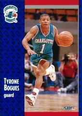 Tyrone Bogues #17 Basketball Cards 1991 Fleer Prices