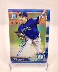 Yusei Kikuchi [Blue Refractor] #CRA-YK Baseball Cards 2019 Bowman Chrome Rookie Autographs Prices