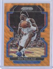 Ben Wallace [Orange Wave] Basketball Cards 2021 Panini Prizm Prices