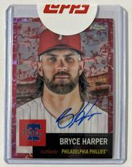 Bryce Harper [Red] #CPA-BH Baseball Cards 2022 Topps Chrome Platinum Anniversary Autographs Prices