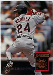 Manny Ramirez #322 Baseball Cards 1994 Donruss Prices