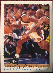 Greg Anthony Basketball Cards 1994 Topps Prices