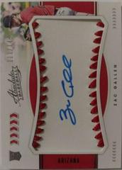 Zac Gallen [Material Signature] Baseball Cards 2020 Panini Absolute Prices