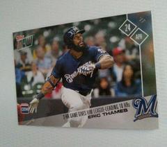 Eric Thames Baseball Cards 2017 Topps Now Card of the Month Prices