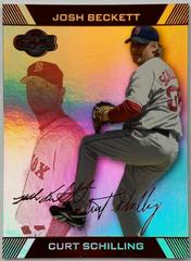 Curt Schilling, Jonathan Papelbon [Silver Red] #19 Baseball Cards 2007 Topps CO Signers Prices