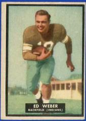 Ed Weber #6 Football Cards 1951 Topps Magic Prices