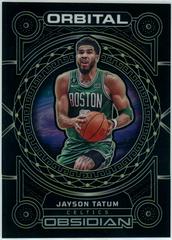 Jayson Tatum [Yellow] #9 Basketball Cards 2022 Panini Obsidian Orbital Prices