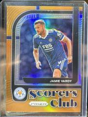 Jamie Vardy [Orange] Soccer Cards 2022 Panini Prizm Premier League Scorers Club Prices