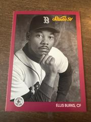 Ellis Burks #12 Baseball Cards 1991 Studio Prices