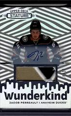 Jacob Perreault [Autograph Patch] Hockey Cards 2022 Upper Deck Stature Wunderkind Prices