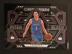 Josh Giddey [Red] Basketball Cards 2021 Panini Obsidian Pitch Black Prices
