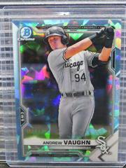 Andrew Vaughn [Aqua] #5 Baseball Cards 2021 Bowman Chrome Sapphire Prices
