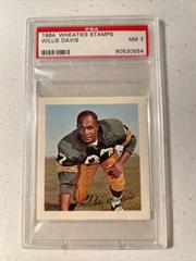 Willie Davis Football Cards 1964 Wheaties Stamps Prices