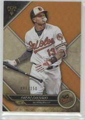 Manny Machado [Amber] #6 Baseball Cards 2017 Topps Triple Threads Prices