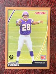 Adrian Peterson [1st Edition Copper] Football Cards 2007 Topps Total Prices