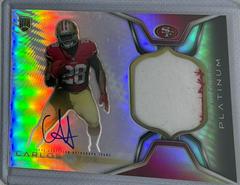 Carlos Hyde [Green Refractor] Football Cards 2014 Topps Platinum Autograph Rookie Patch Prices