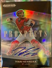 Ivan Herrera [Autograph Silver Prizm] #P-IH Baseball Cards 2021 Panini Prizm Draft Picks Prospects Prices