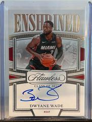 Dwyane Wade #27 Basketball Cards 2022 Panini Flawless Enshrined Signature Prices