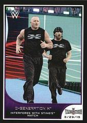 D Generation X Wrestling Cards 2016 Topps WWE Road to Wrestlemania Prices