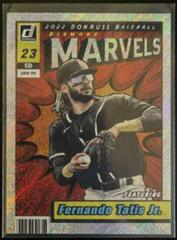 Fernando Tatis Jr. [Rapture] #M-2 Baseball Cards 2022 Panini Donruss Marvels Prices