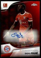 Sadio Mane [Red] #BCA-SM Soccer Cards 2022 Topps Chrome Bundesliga Autographs Prices