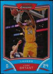 Kobe Bryant [Blue Refractor] #24 Basketball Cards 2008 Bowman Chrome Prices