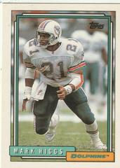 Mark Higgs Football Cards 1992 Topps Prices