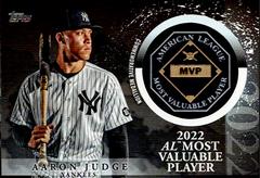 Aaron Judge #MVP-AJ Baseball Cards 2023 Topps Update MVP Medallion Prices