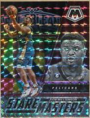 Zion Williamson [Purple] #1 Basketball Cards 2022 Panini Mosaic Stare Masters Prices