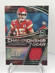 Patrick Mahomes II [Hyper] Football Cards 2022 Panini Spectra Championship Gear Prices
