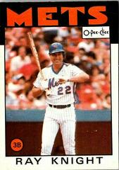 Ray Knight #27 Baseball Cards 1986 O Pee Chee Prices