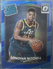 Donovan Mitchell [Blue] #188 Basketball Cards 2017 Panini Donruss Optic Prices