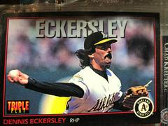 Dennis Eckersley [Triple Play] #9 Baseball Cards 1993 Leaf Prices