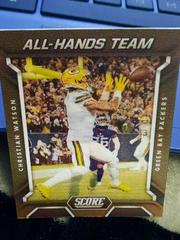 Christian Watson #AHT-16 Football Cards 2023 Panini Score All Hands Team Prices