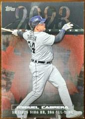 Miguel Cabrera [Black] Baseball Cards 2024 Topps Greatest Hits Prices