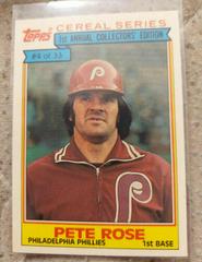 Pete Rose Baseball Cards 1984 Topps Cereal Series Prices