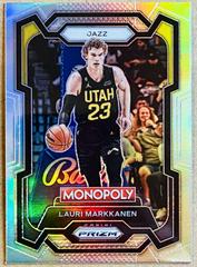 Lauri Markkanen [Silver] Basketball Cards 2023 Panini Prizm Monopoly Prices
