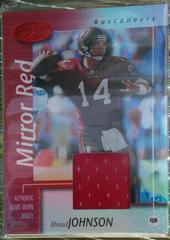 Brad Johnson [Mirror Red Jersey] #93 Football Cards 2002 Leaf Certified Prices