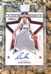 Luka Doncic [Ruby] #14 Basketball Cards 2022 Panini Flawless Star Swatch Signature Prices