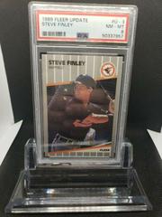 Steve Finley #U-3 Baseball Cards 1989 Fleer Update Prices