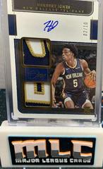 Herbert Jones [Gold] #RD-HJN Basketball Cards 2021 Panini One and One Rookie Dual Jersey Autographs Prices