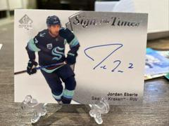 Jordan Eberle Hockey Cards 2021 SP Authentic Sign of the Times Autographs Prices