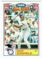 Dave Winfield #17 Baseball Cards 1987 Topps All Star 22 Prices