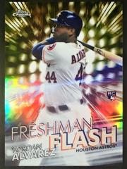 Yordan Alvarez [Gold Refractor] Baseball Cards 2020 Topps Chrome Freshman Flash Prices