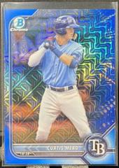 Curtis Mead [Blue Refractor Mega Box Mojo] Baseball Cards 2022 Bowman Chrome Prospects Prices