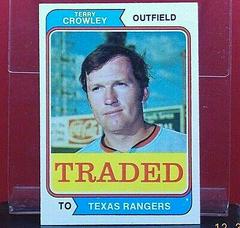 Terry Crowley Baseball Cards 1974 Topps Traded Prices