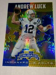 Andrew Luck [Blue] #15 Football Cards 2014 Panini Rookies & Stars Crusade Prices