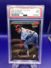 Mike Schmidt [Red] #309 Baseball Cards 2022 Stadium Club Chrome Prices