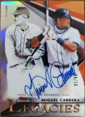 Miguel Cabrera #FLA-MC Baseball Cards 2021 Topps Finest Legacies Autographs Prices
