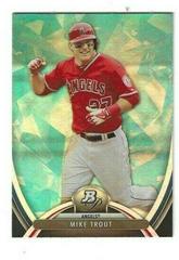 Mike Trout [Blue Sapphire] Baseball Cards 2013 Bowman Platinum Prices